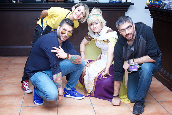 Melodi Kizilgun and Cyprus Geek Team Staff